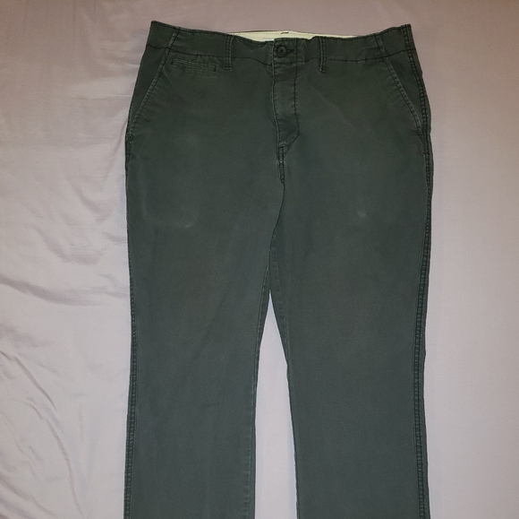 Straight Gray Khakis Size 36x32 - Picture 1 of 1